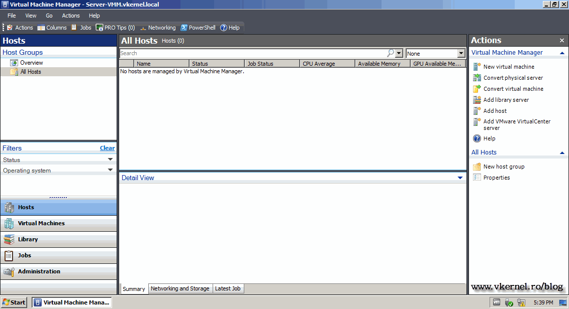 Glamour absorption overvælde Add Hyper-V hosts to System Center Virtual Machine Manager (SCVMM) 2008 R2