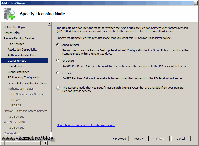 Installing Remote Desktop Services In Windows 2008 R2 Adrian