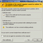 Replacing the default (self signed) certificate on a RD Session Host server
