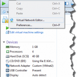Configuring networks in VMware Workstation