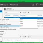 Manage Roles and Features remotely on Windows Server 2012