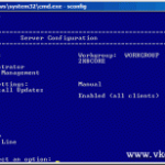 Join a Windows Server 2008 R2 Core to a domain