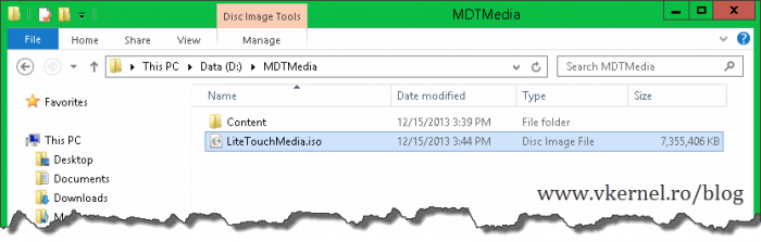 MDT Offline Deployment Media