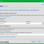 Configuring Distributed Key Management (DKM) in VMM 2012