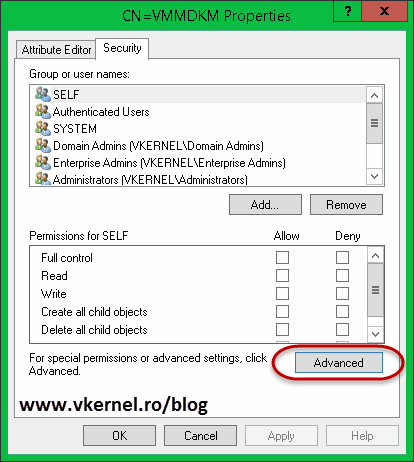 How to configure DKM in VMM 2012
