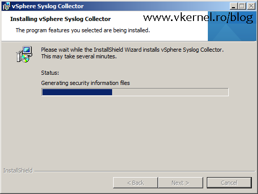 Install-Configure VMware vSphere Syslog Collector-14