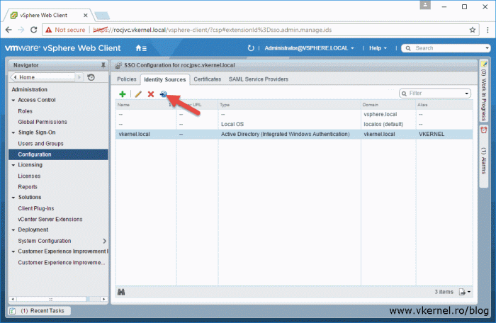 Join VCSA 6.0 to Active Directory