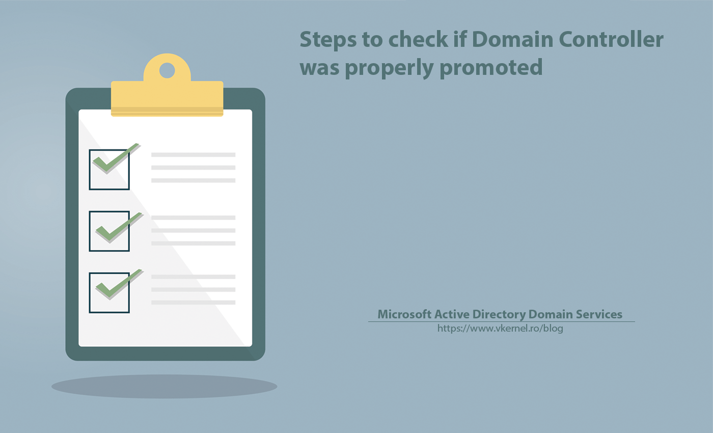Steps To Check If Domain Controller Was Properly Promoted